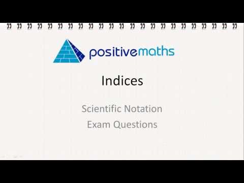 3.2.b Scientific notation 3 - Exam Questions