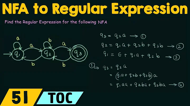 NFA to Regular Expression Conversion