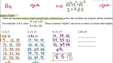 geometry 8-3 concept guide: The converse to the Pythagorean theorem