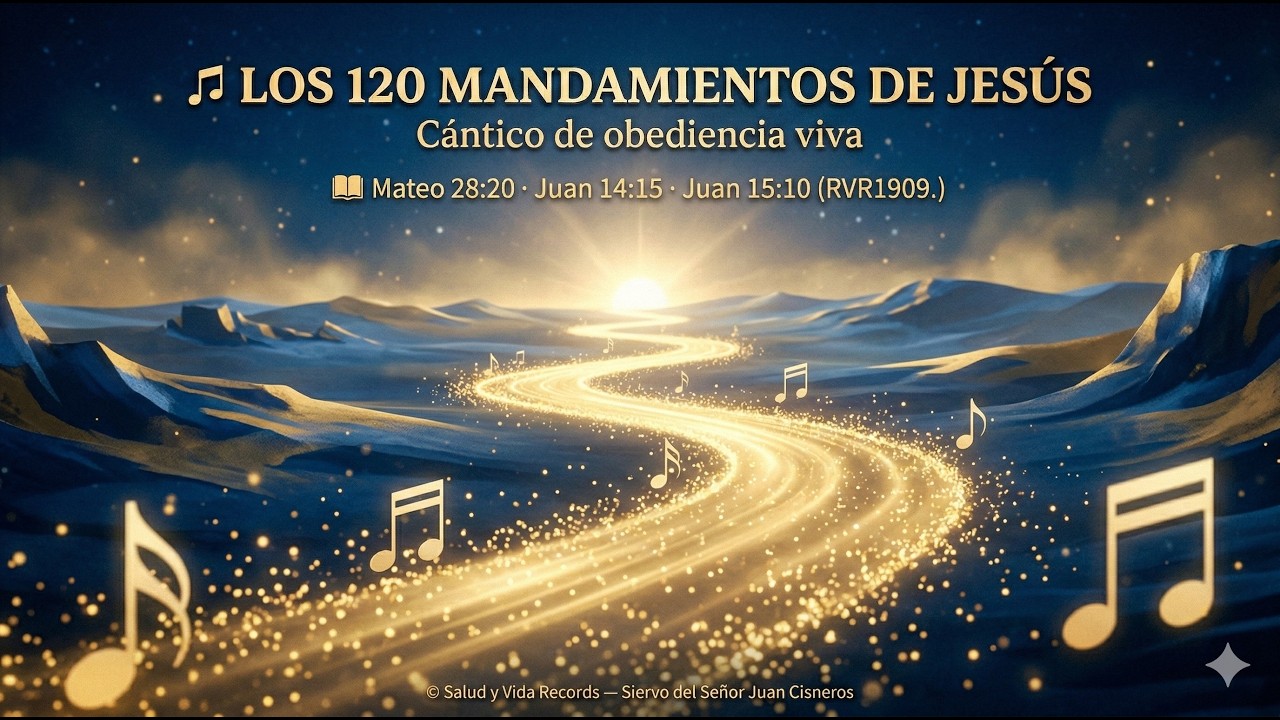 🎵 LOS 120 MANDAMIENTOS DE JESÚS — Cántico de obed