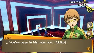 Persona 4 Golden | Yu's Cheating is Discovered [TV World Conversations]