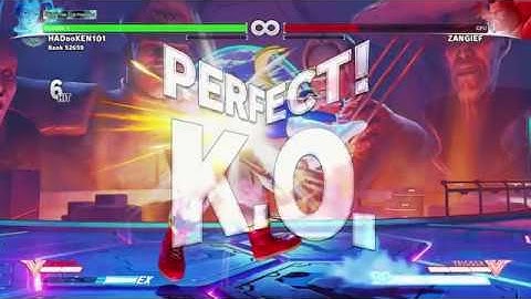 SFV S2 R. MIKA STUN SEQUENCE #1