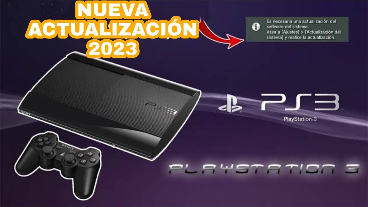 Playstation 3 NUEVA ACTUALIZACION 2023!!! versión 4.90 