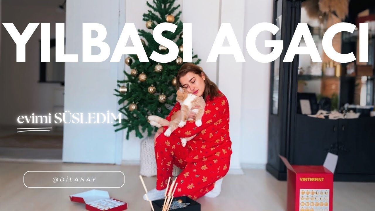 Yılbaşı Ağacımı Süsledim🎄Evde neler yaptım?🧑🏻‍🎄