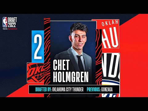 Chet Holmgren Goes #2 In The 2022 #NBADraft