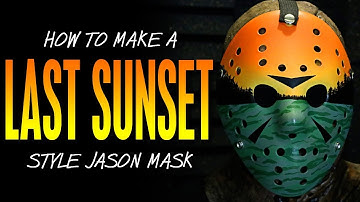 How to Make a "Last Sunset" Style Jason Mask - Friday The 13th DIY