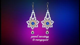 Mangoquest Pearl Earrings Tutorial DIY Fashion Jewellery
