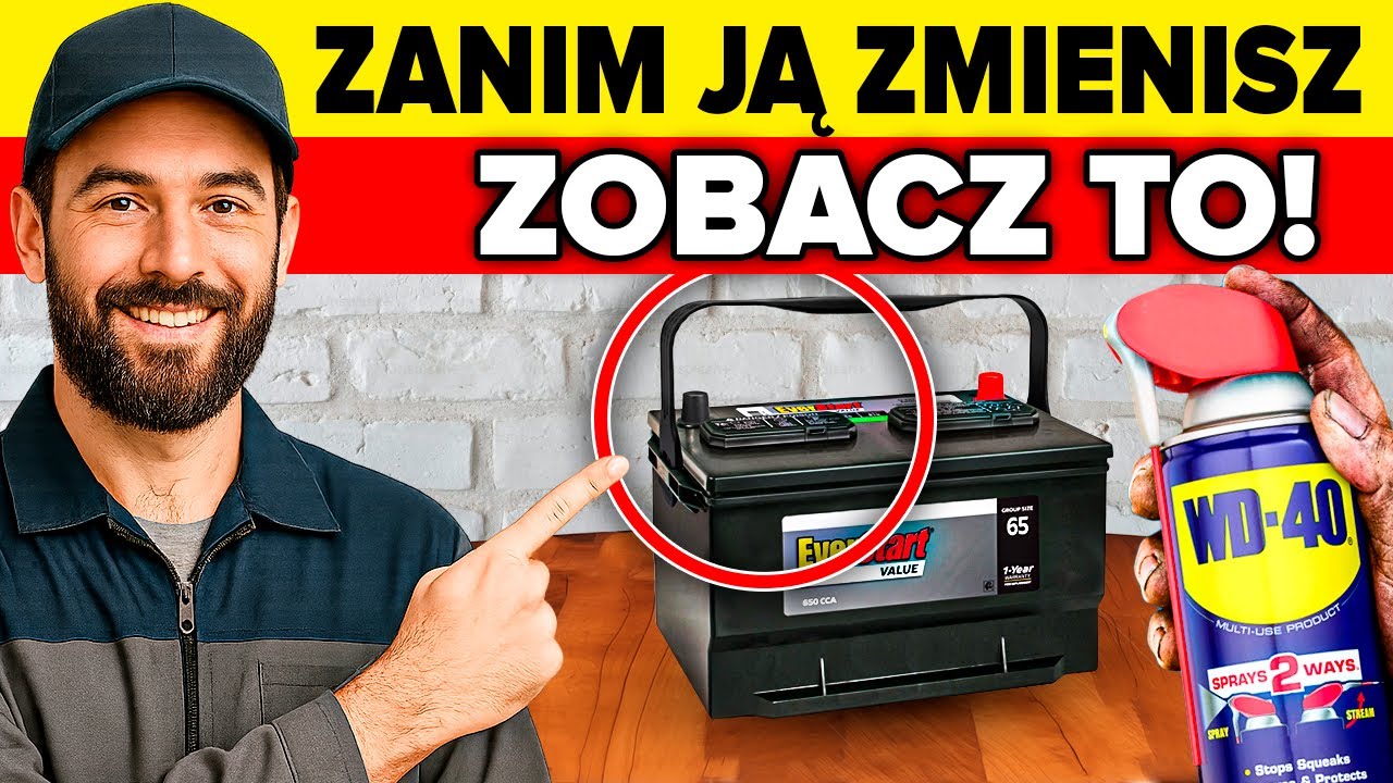TEN TRIK przy WYMIANIE BATERII SAMOCHODOWEJ zmienia WSZYSTKO!