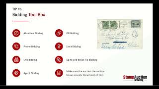Insider Tips to Buying and Selling Stamps at Auction - #6 - Bidding Tool Box.