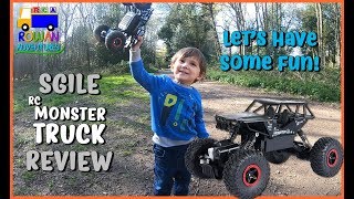 SGILE Remote Control Monster Truck REVIEW and PLAY | RowanVentures