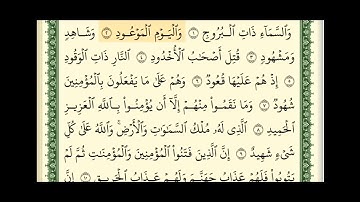 سوره البروج للشيخ ايمن سويد من ١-١٥ Surah AL buruj 1-15
