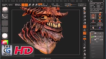 CGI 3D Tutorial : "Polypainting in zBrush"  by - 3dmotive