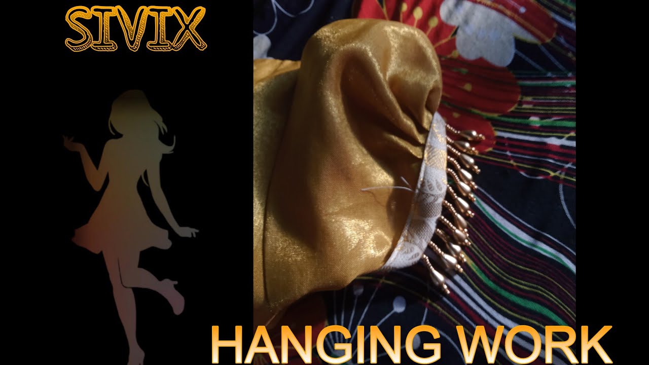 SIVIX : Women's Fashion DIY : Golden Beaded Sleeve Dress Hanging