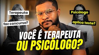 DIFERENÇAS ENTRE PSICOTERAPEUTA E PSICÓLOGO CLÍNICO