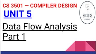5.9. Data Flow Analysis Part 1  in Tamil