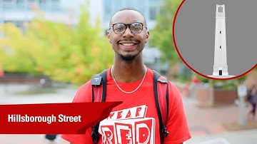 NC State University Campus Tour - Hillsborough Street with Gabe