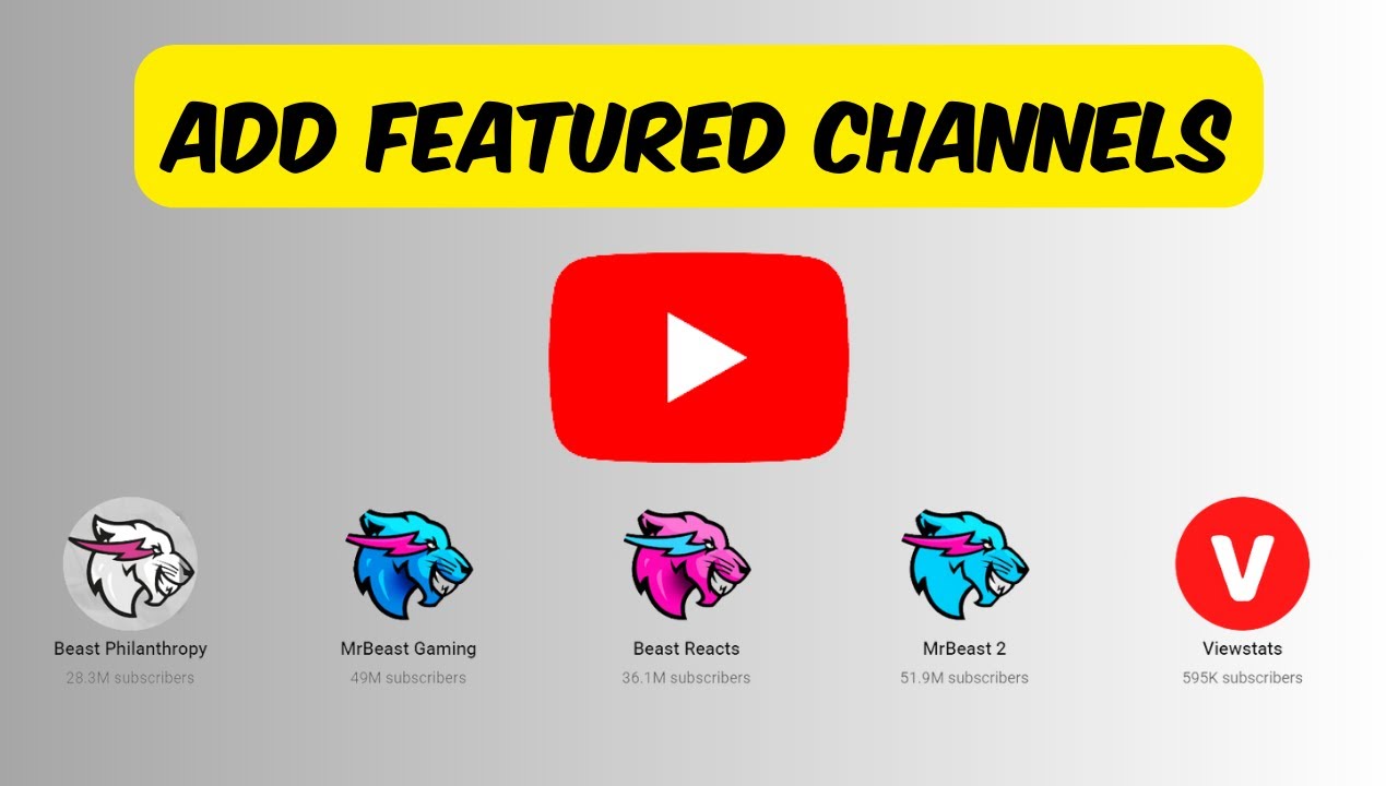 How To Add Channels To Your Youtube Channel - YouTube
