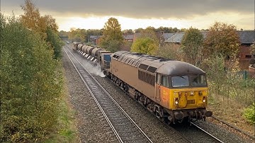 Double Action 🎬 56049 & 56094 RHTT + 66760 Dee Marsh Steel Plus Stone Blower. 31st October 2022