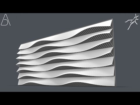 The Wave Structure - Grasshopper (Timelapse)