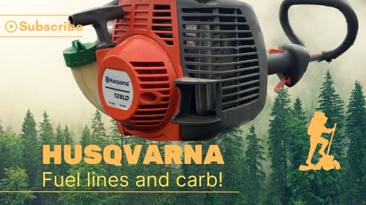 Husqvarna 128LD Carburetor issues and fuel lines are Bad YouTube