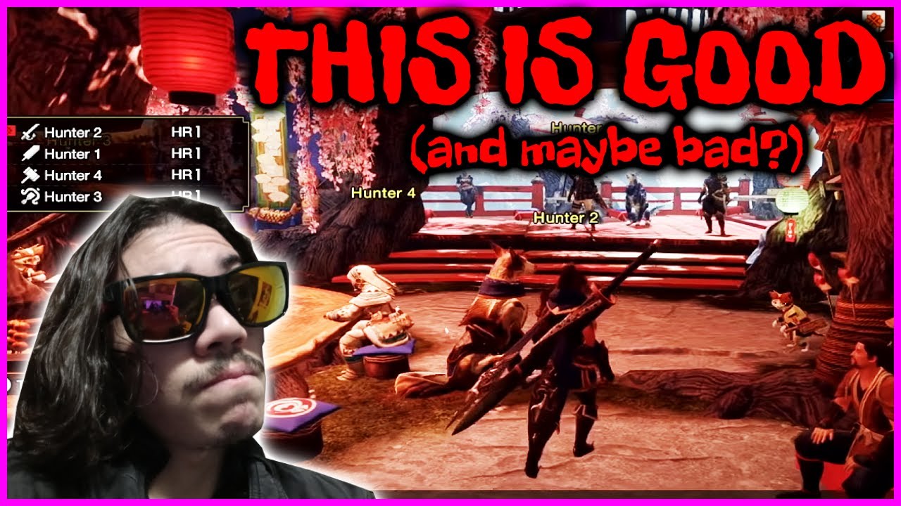 Why the 4 player hub system is GOOD for Monster Hunter Rise (and maybe bad?)