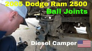 Ball Joint Replacement on 2005 Dodge Ram 2500 4x4 5.9 Cummins