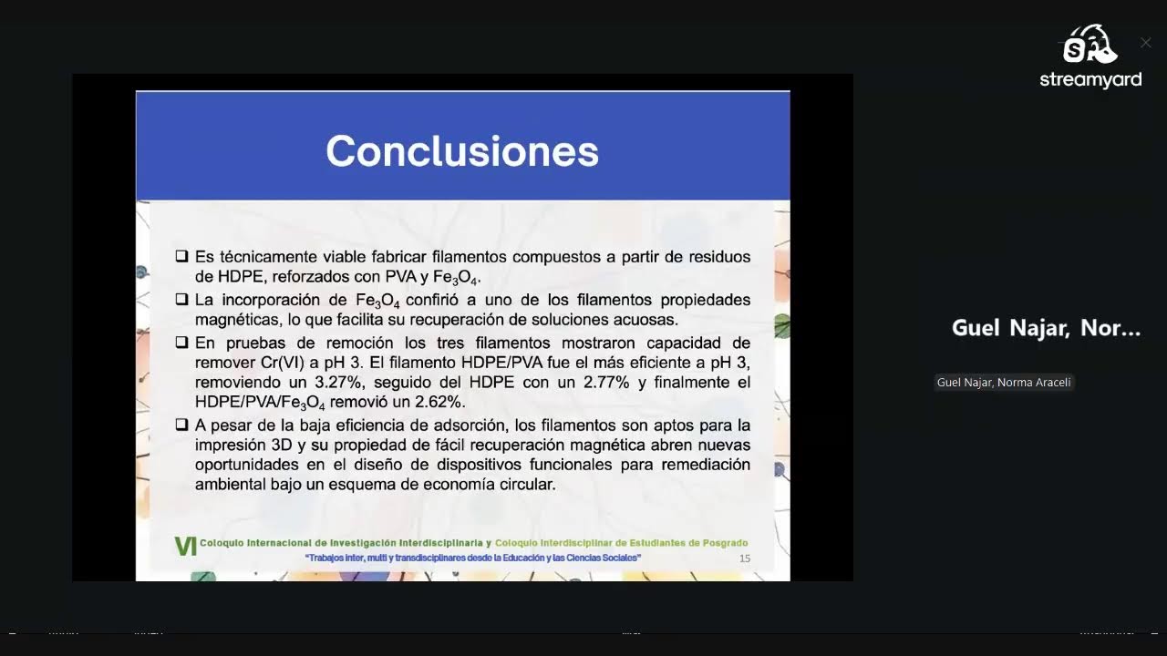 Día 2. VI Coloquio Internacional de Investigación Interdisciplinaria