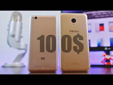 Телефоны до 100 $ / Xiaomi Redmi 4A - Meizu M5, обзор и сравнение