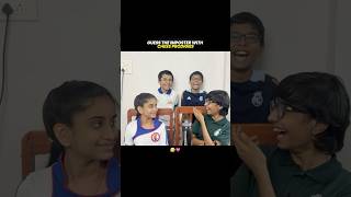 Guess the imposter | Chess Version ft. Indian future grandmasters 🌸