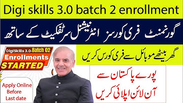 How to Apply Online For Digiskills 3.0 Batch 2 | Digiskills Courses New Batch 2025