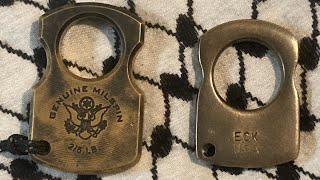 Single Finger Knuckle Comparison | MilSpin SFK | East Coast Knuckles SFK | Brass Knuckles