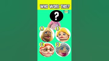 Guess SML Characters From Their Outfit!