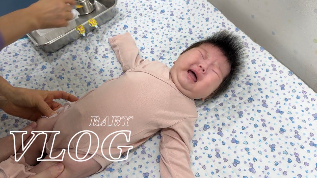 [VLOG] 아프니까 청춘이다…(2개월 예방접종💉)