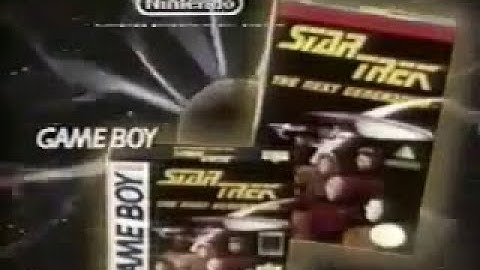 Star Trek: The Next Generation NES and Game Boy Commercial