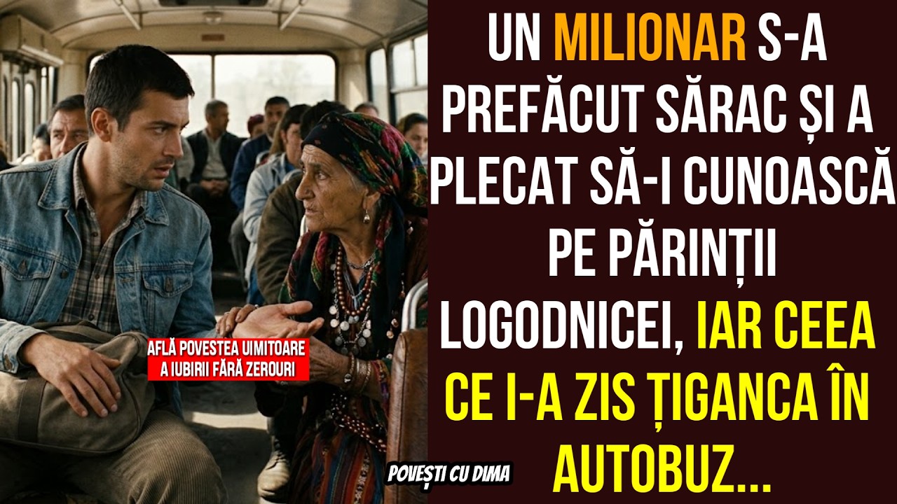 Un milionar s-a prefăcut sărac și s-a dus să-i cunoască pe părinții ei, iar ce i-a zis țiganca a...