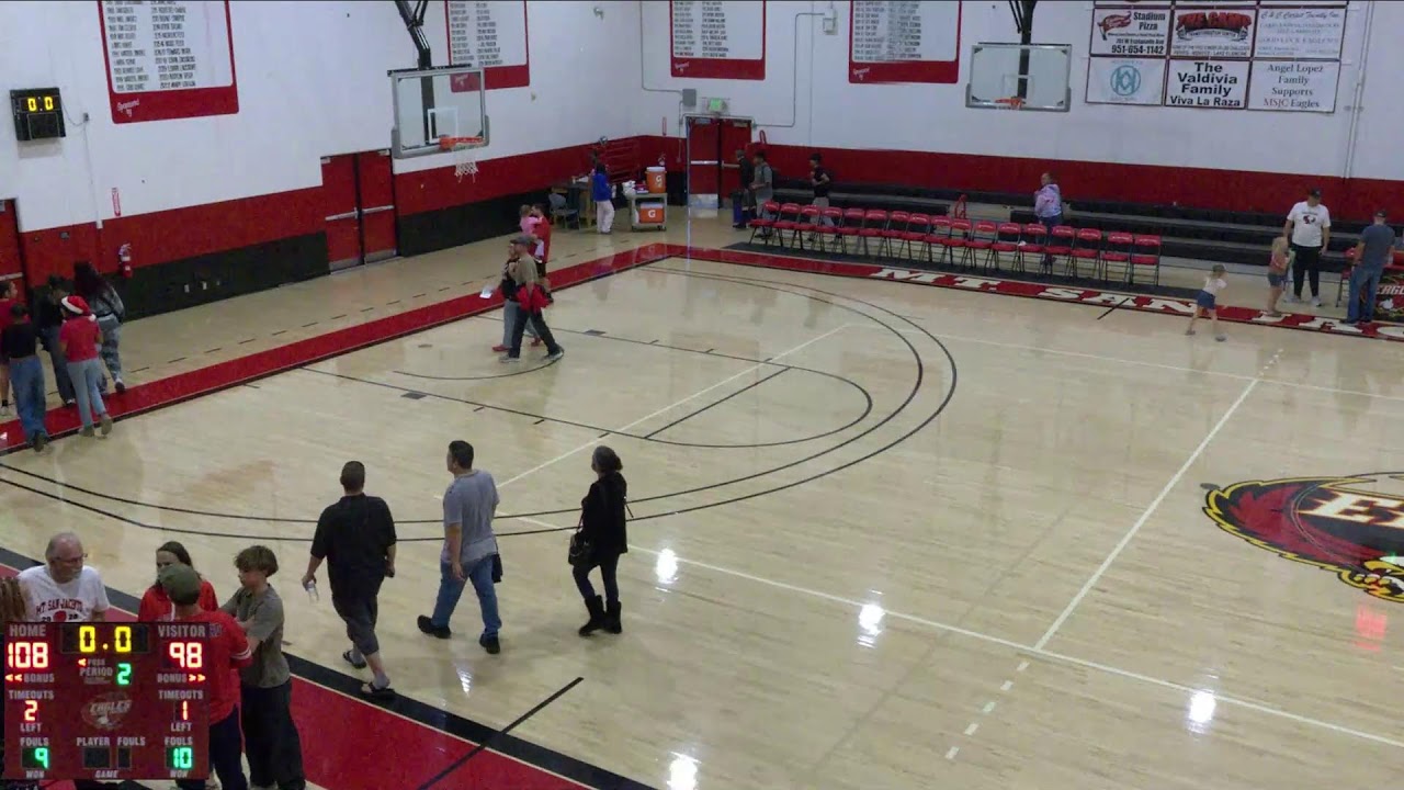 Mt. San Jacinto College vs Chaffey College Men's Basketball