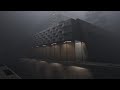Foggy Brutal architecture scene in blender timelapse with some tips