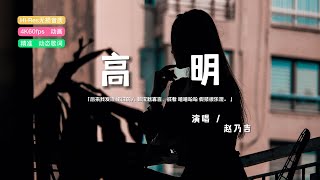 赵乃吉- 高明♫『后来我发现 伤过的人 都沉默寡言，或者 嘻嘻哈哈 假装很乐观。』『动态歌词 | 高音质 | pinyin Lyrics』