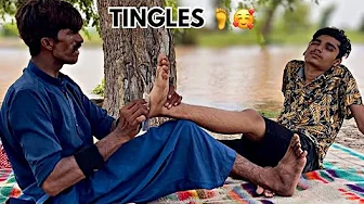 ASMR MOST FAVOURITE FEET TINGLES MASSAGE MAKE YOU FEEL RELAX | FOOT REFLEXOLOGY | LEG MASSAGE SLEEP