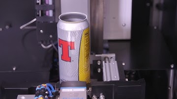 Torus Z340 Automatic Beverage Can Coating Analyser (showing automatic reverse wall inspection)