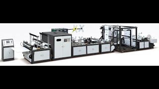 LQSA-500 Automatic double lines star seal rolling vest maker