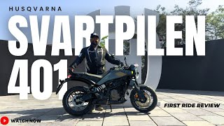 Husqvarna Svartpilen 401 | First Ride review | Motoroids