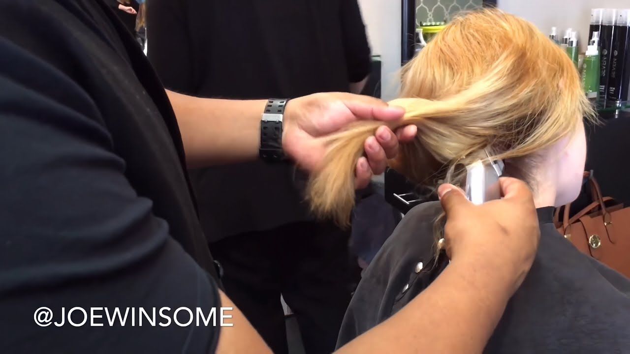 Girl Shaves her entire head (Amber Rose style) (4K remaster)