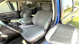 Match Highlights How to replace a RAM Cloth Seat Cover Fabric Replacement 2013-2018 1500 2500 3500 Aftermarket