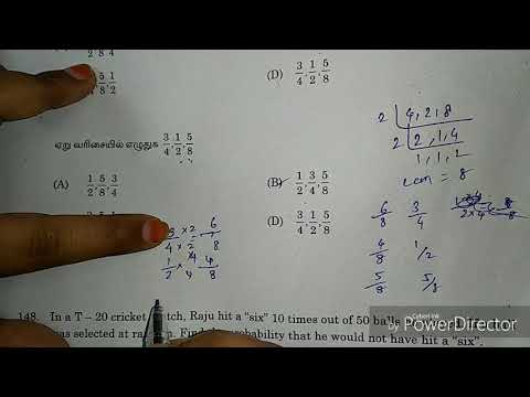 TNPSC group 4 exam 2019 Maths answer key, CCSE #answerkey