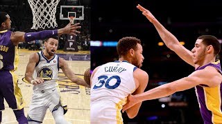 Stephen curry vs lonzo ball! 13 points in overtime! warriors lakers
2017-18 season