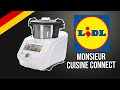 LIDL Küchenmaschine Monsieur Cuisine Connect SKMC 1200 Silvercrest Deutsch Review Unboxing