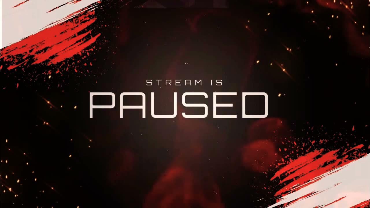 FREE Stream Paused Template (No Copyright) | Stream Ending Template ...