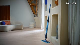 Jak na první úklid s elektrickým mopem Philips OneUp 5000 Series?
