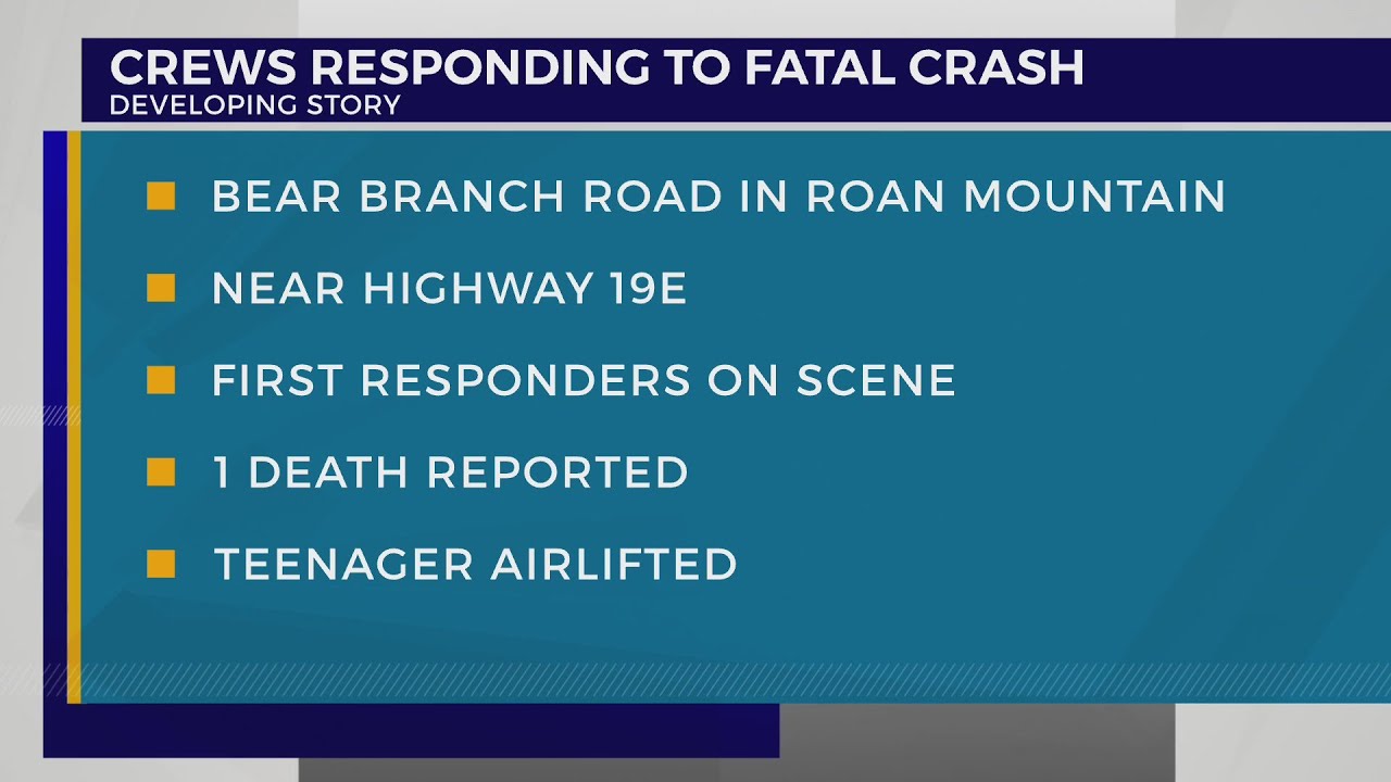 Fatal crash in Roan Mountain YouTube